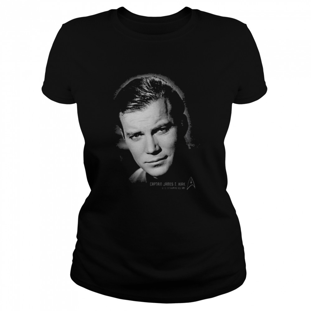 Star Trek Captain Kirk Portrait Heather T- Classic Women's T-shirt
