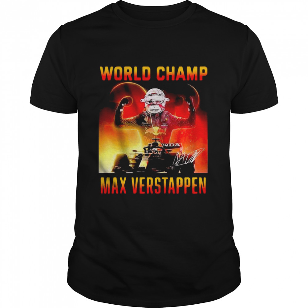 World Champion Honda Signature Max Verstappen Epic Super Shirt