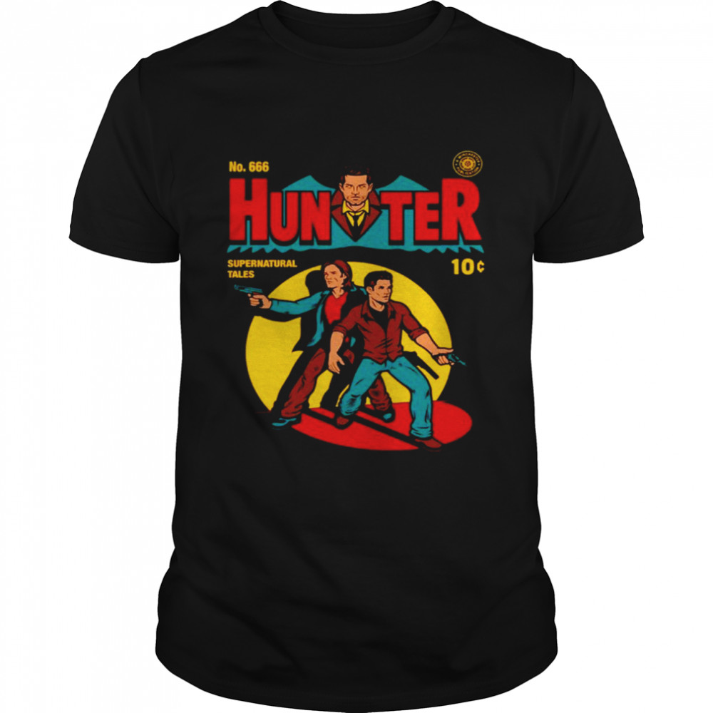 Hunter Sam Dean Winchester Castiel shirt