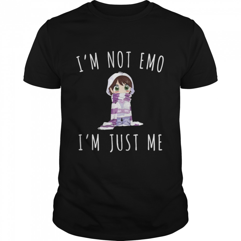 I m not Emo Anime Emo Anime Girl Figur Kleidung Shirt