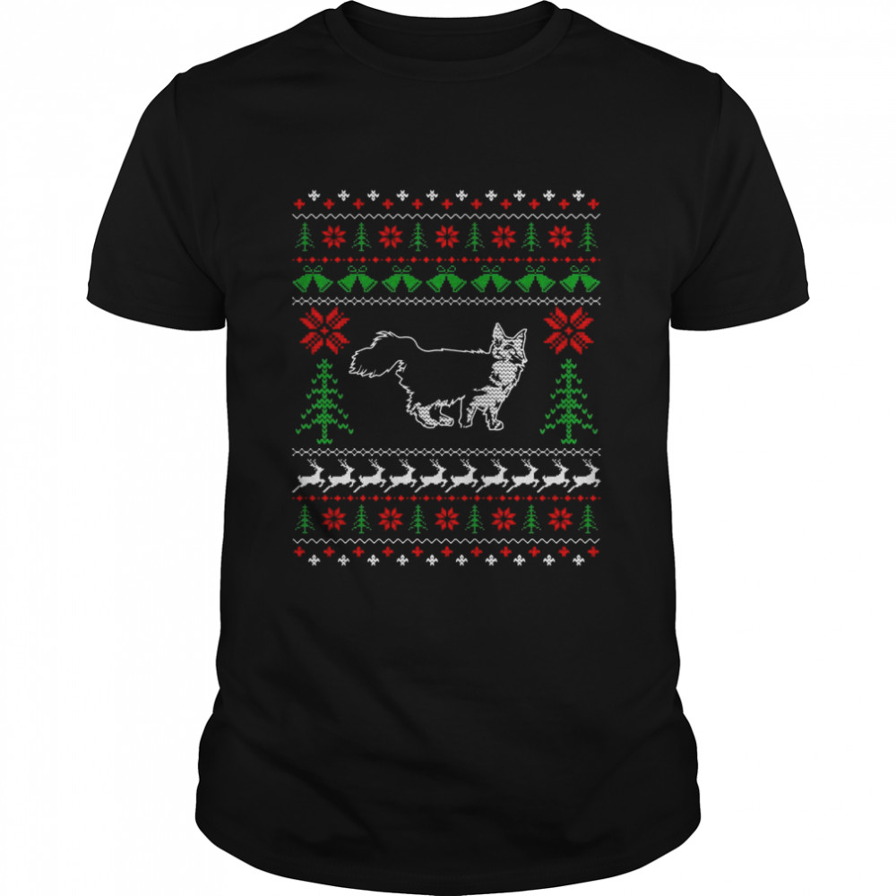 Maine Coon Cat Christmas Maine Coon Cat Ugly Christmas Shirt