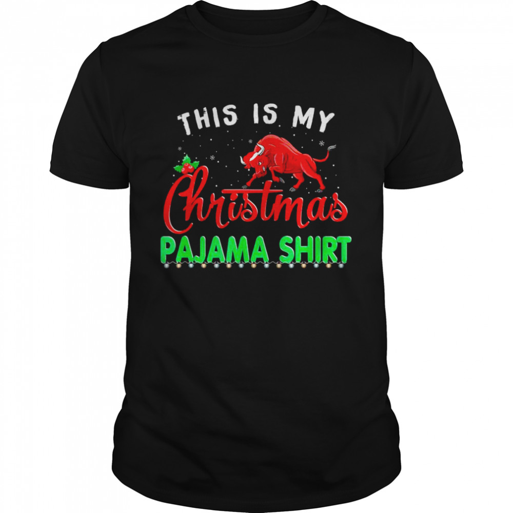 This Is My Christmas Pajama Buffalo Merry Xmas Shirt