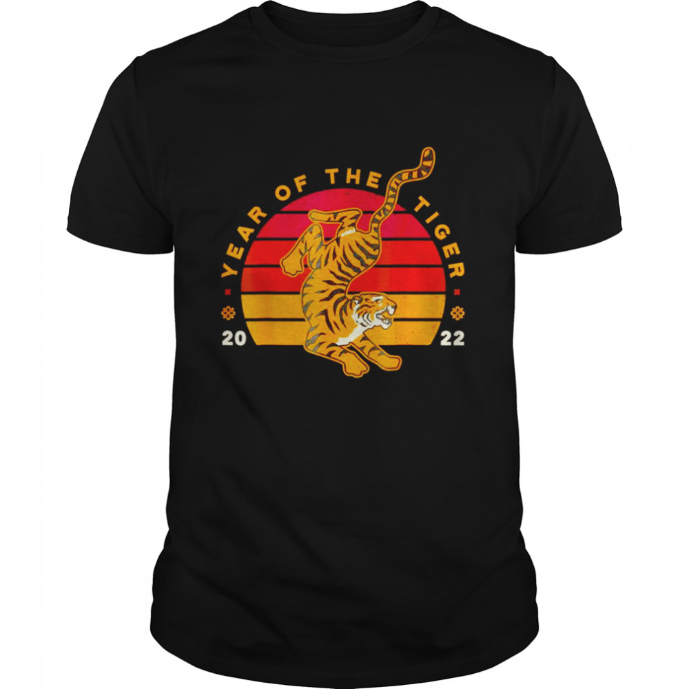 2022 year of the tiger vintage shirt