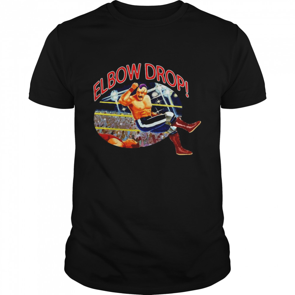 Elbow Drop Pro Wrestling Art Shirt