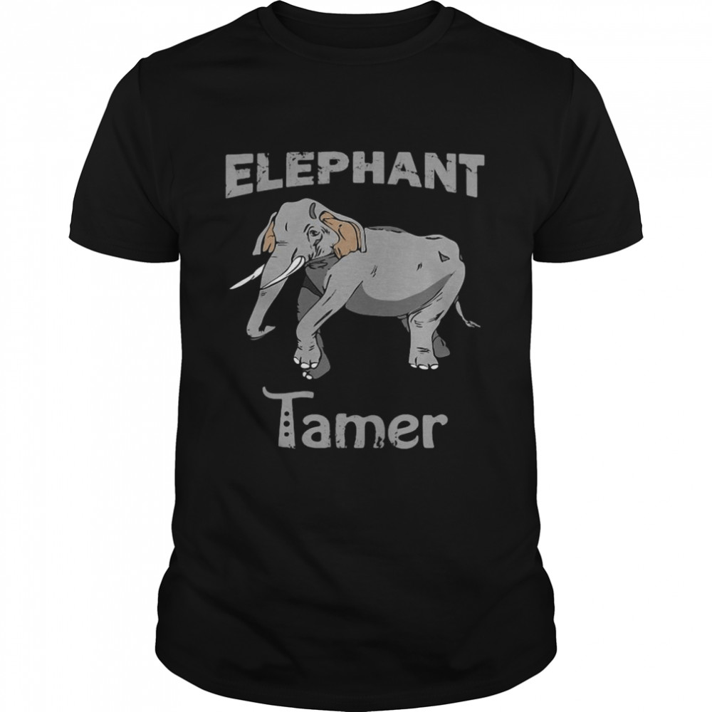 Elephant Tamer Circus Master Distressed Shirt