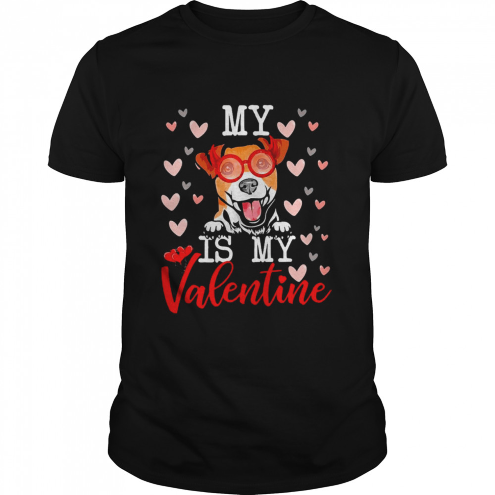 My Russell Terrier Dog Is My Valentine 2022 Shirt