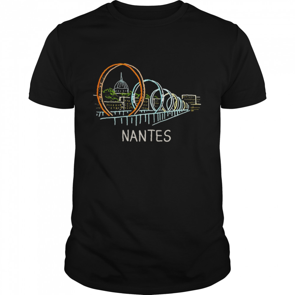 Nantes France Unique Hand Drawn Shirt