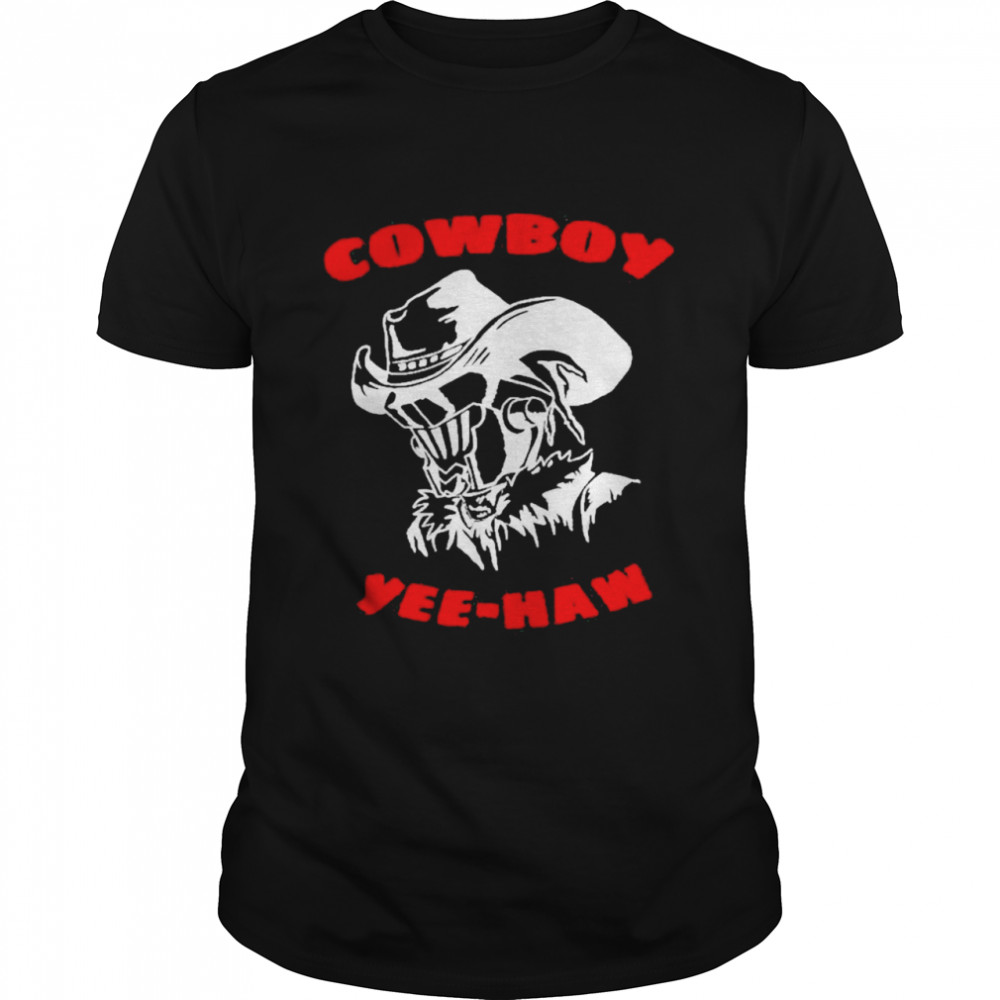 Shark Robot Merch Cowboy Yeehaw Shirt