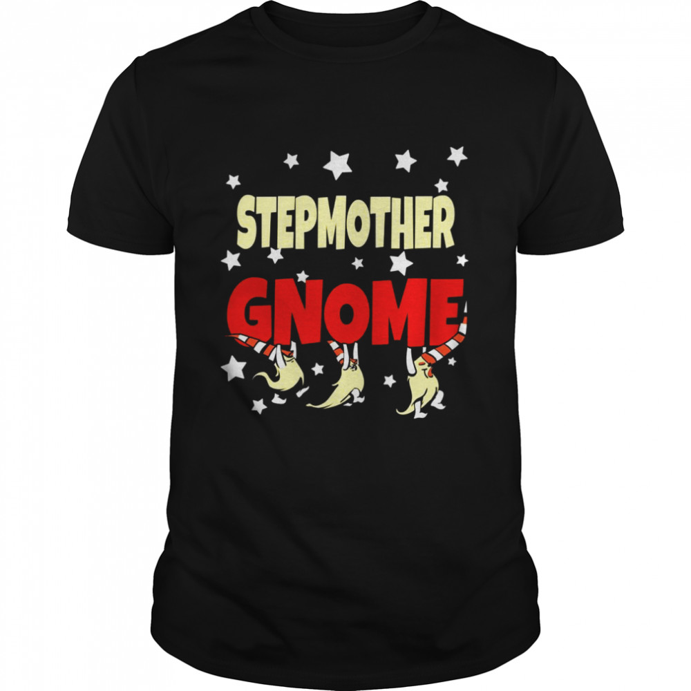 Stepmother Gnome Matching Family Group Christmas Shirt