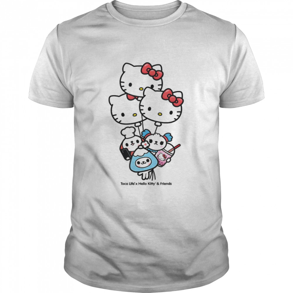 Toca Life x Hello Kitty Friends BALLOONS T-Shirt