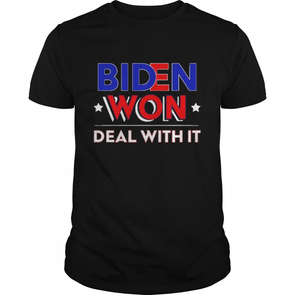 Biden Harris Won Deal With It shirt