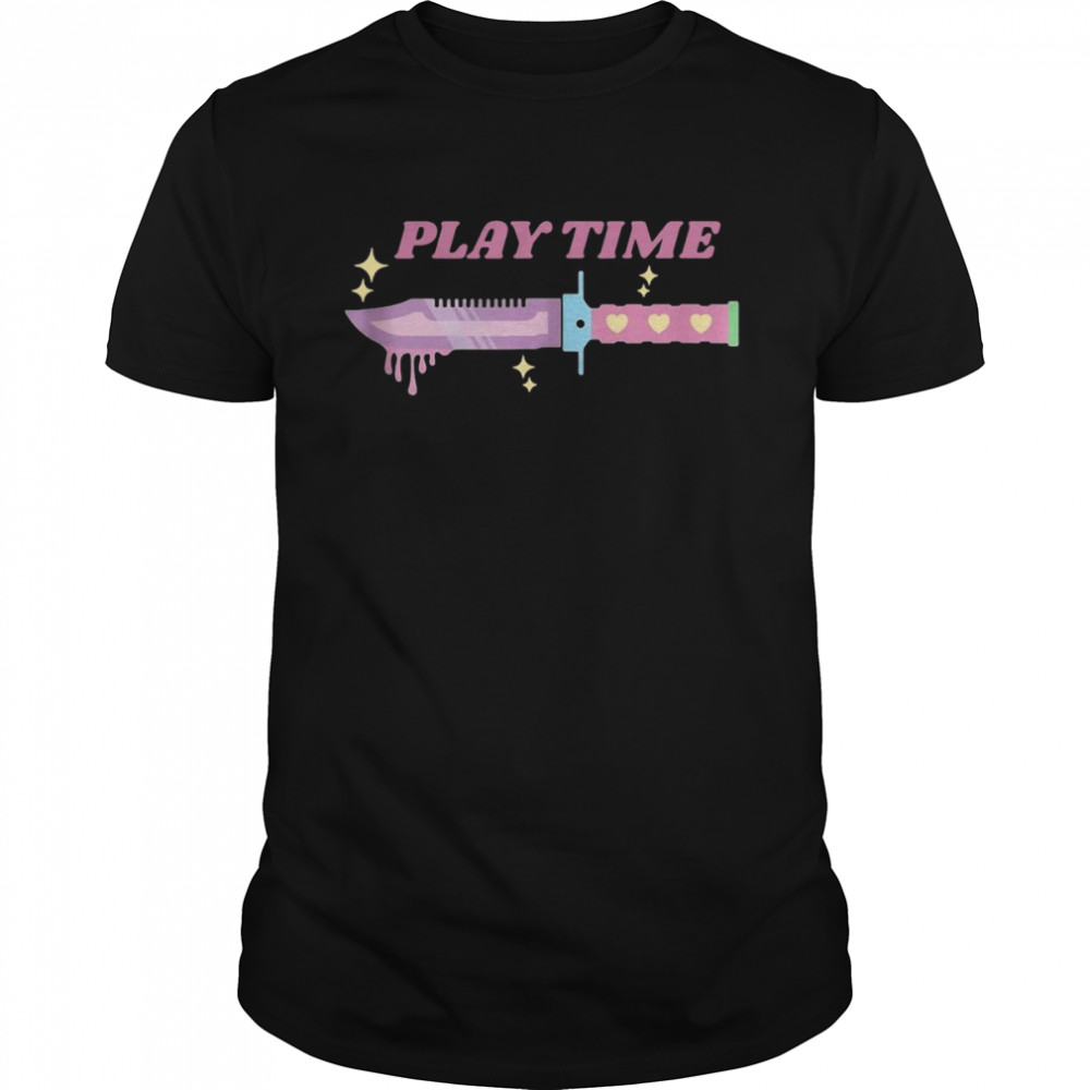 Pastel Goth Play Time Knife Weapon Shirt