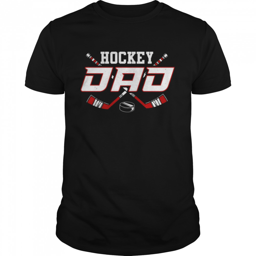 Hockey Dad Papa Father’s Day Vintage Shirt