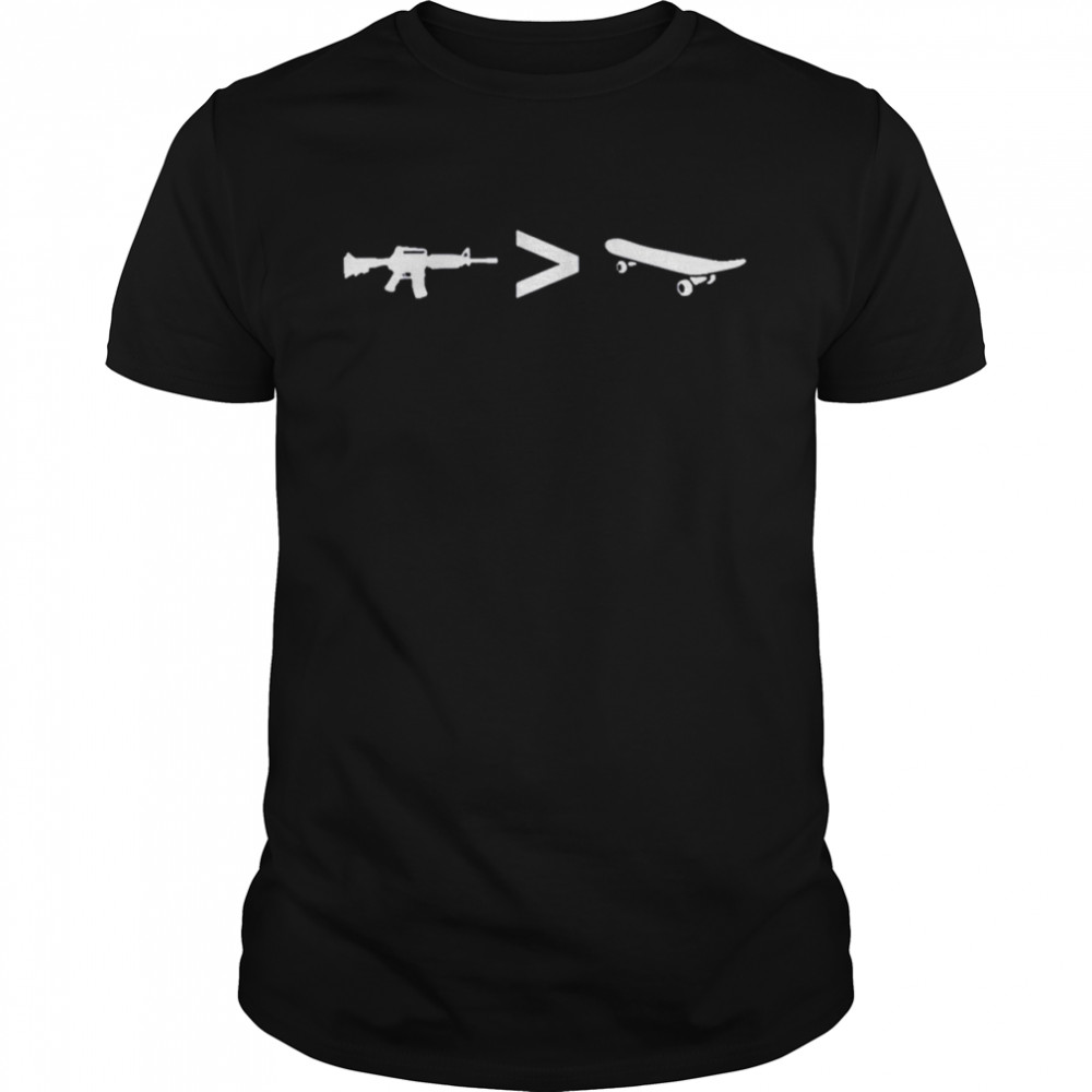 Ar15 Skateboard Shirt