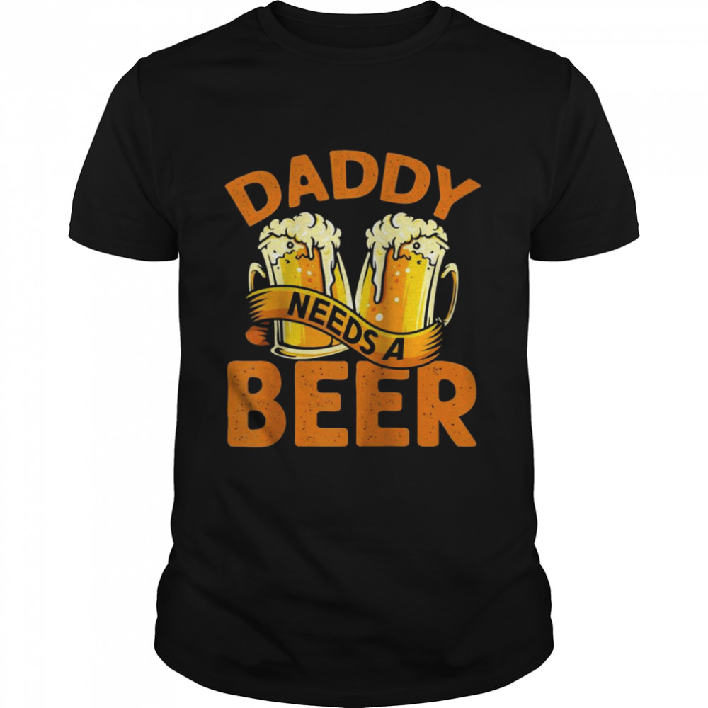 Dad Needs A Beer Button Up Shirt Beer Drinking Love Shirt