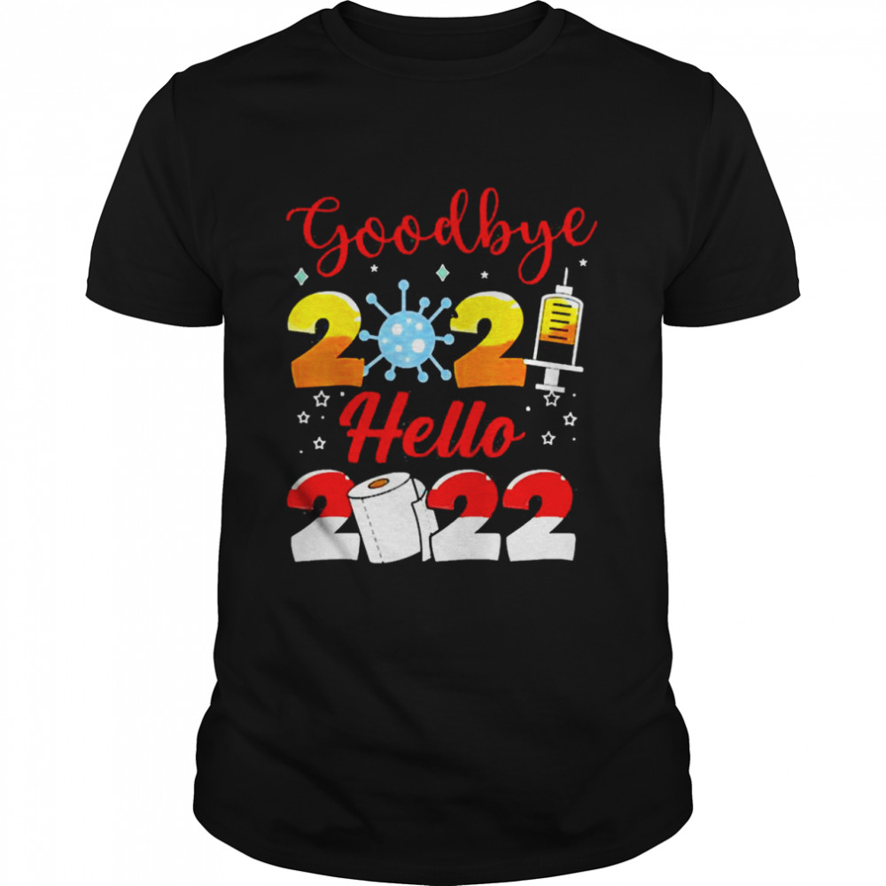 Goodbye Santa Claus 2021 Hello 2022 Year Of Tiger Shirt