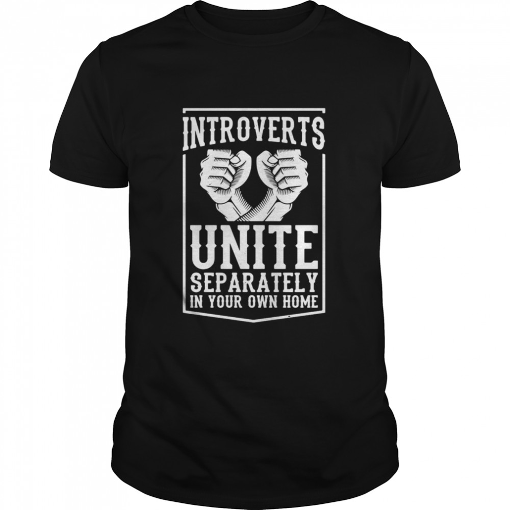 Introverts Unite Separately Shirt Computer Nerd Shirt