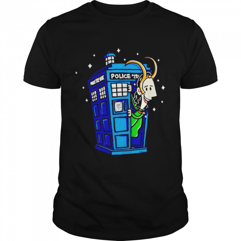 Loki police box shirt