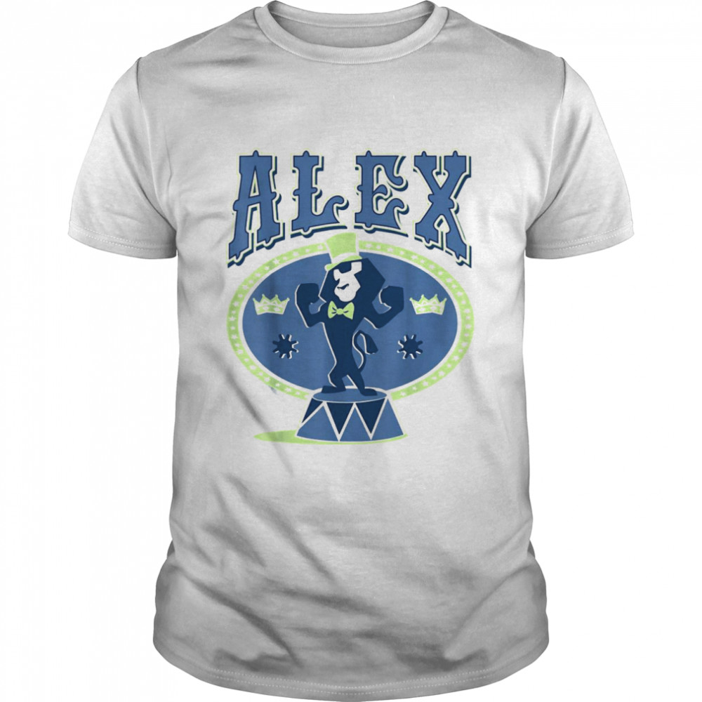 Madagascar Alex Circus Lion Silhouette Poster Shirt