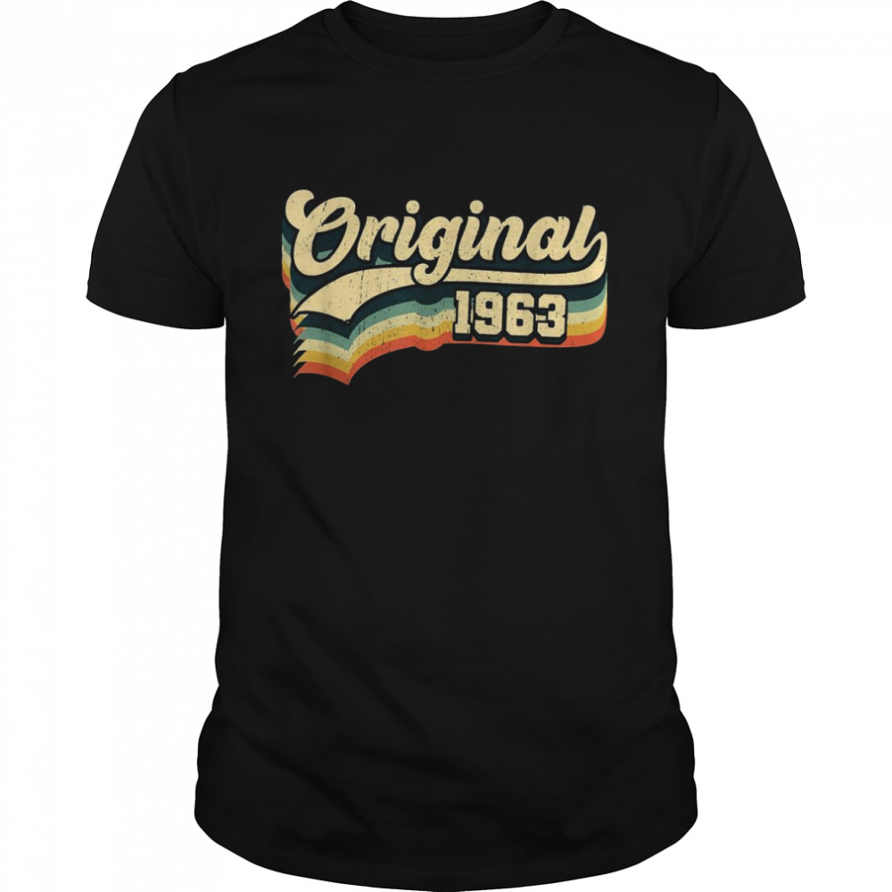 58th Birthday Original Vintage 1963 Shirt