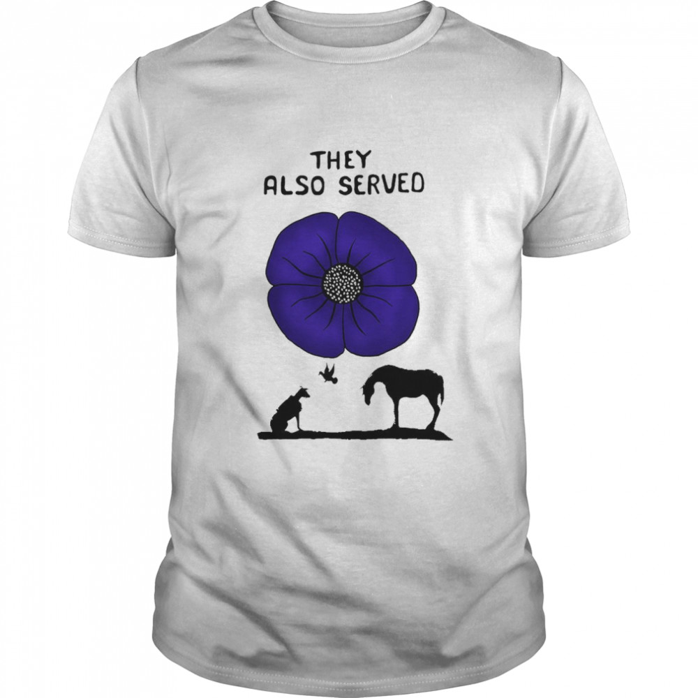 Animal They Also Served Purple Poppy Shirt