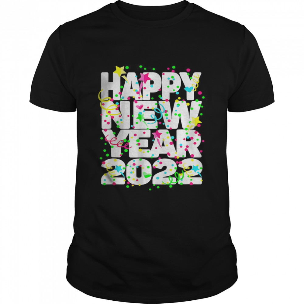 Decoration Party Happy New Year 2022 Outfit Shirt