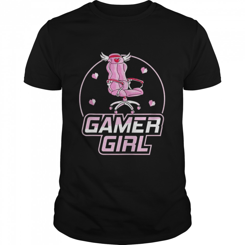 Gaming Chair Video Gamer Girl Shirt