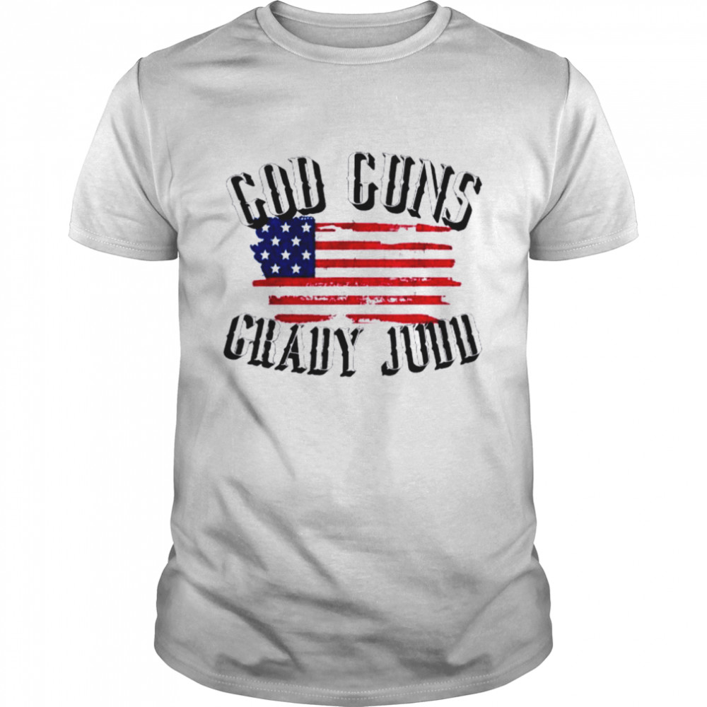 God guns grady judd American flag shirt