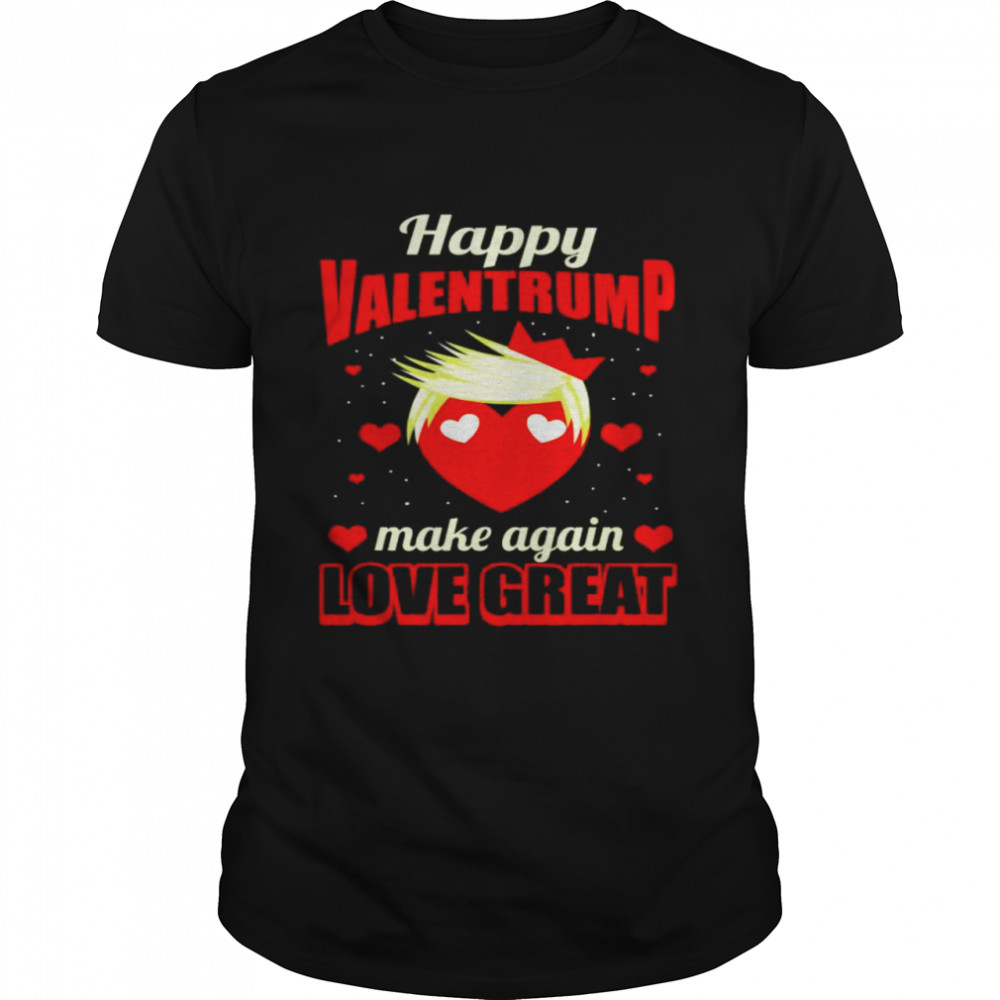 I love Trump valentine’s day red heart conservative vintage shirt