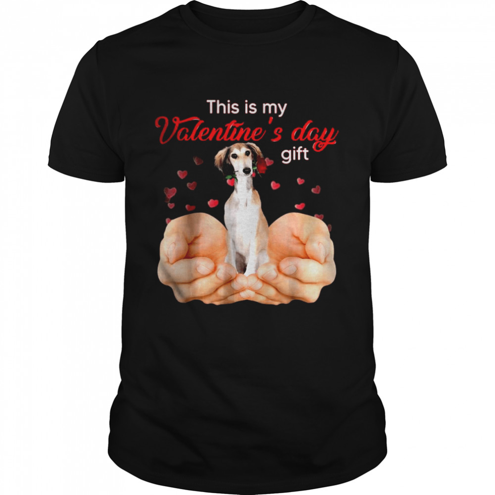 Saluki This Is My Valentine’s Day Pajama T-Shirt