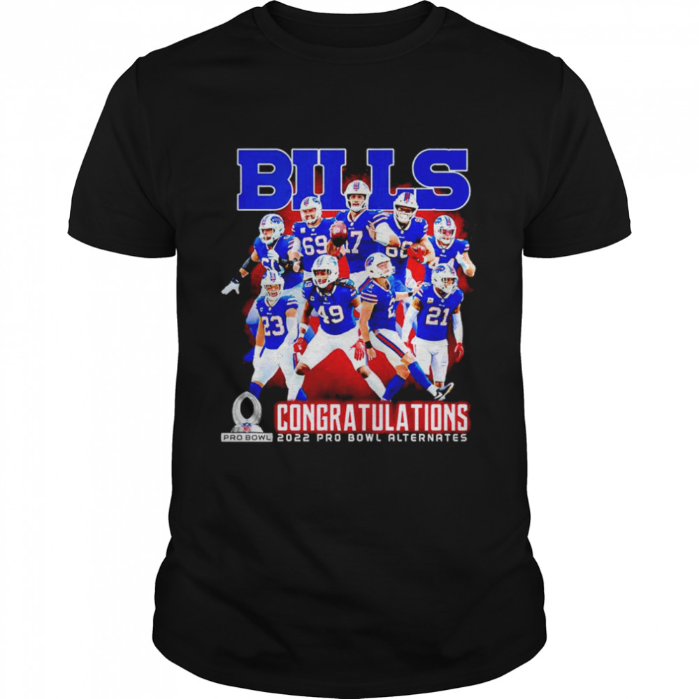 Bills Congratulations 2022 Pro Bowl Alternates shirt