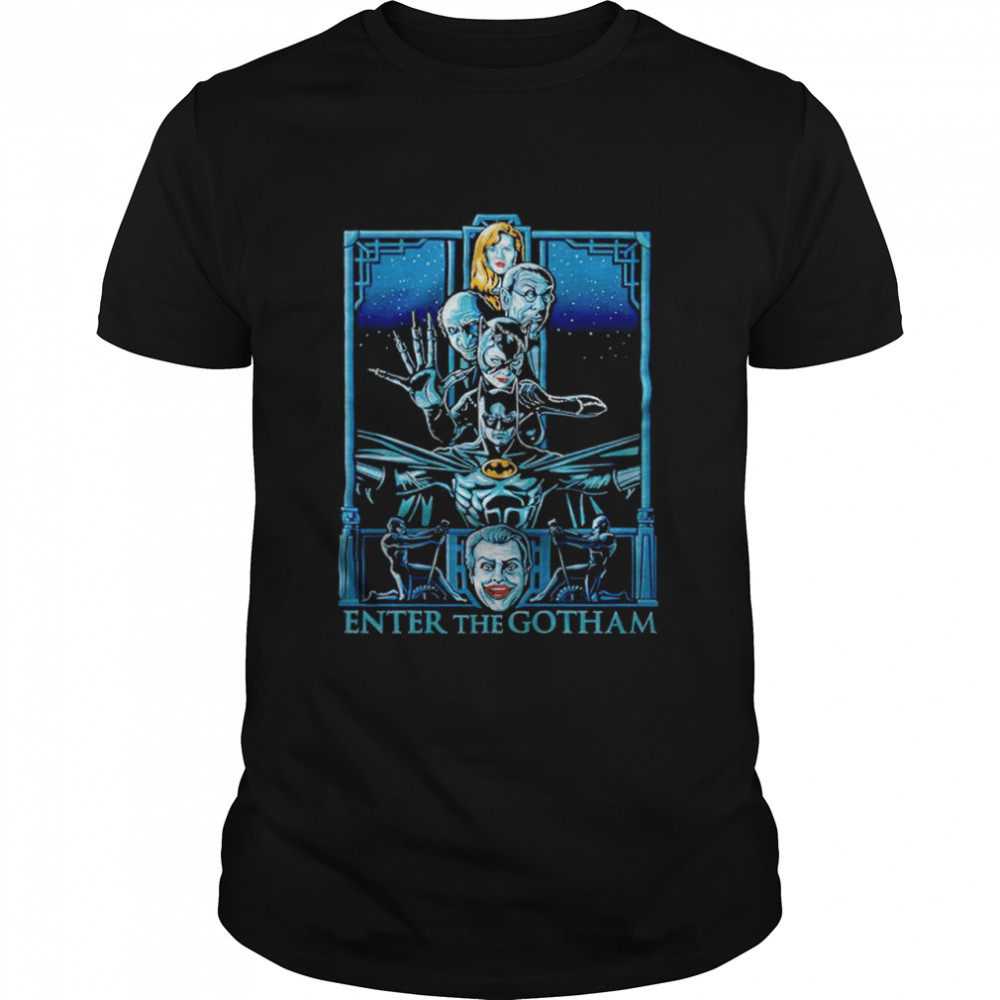 Enter the Gotham Batman cartoon shirt