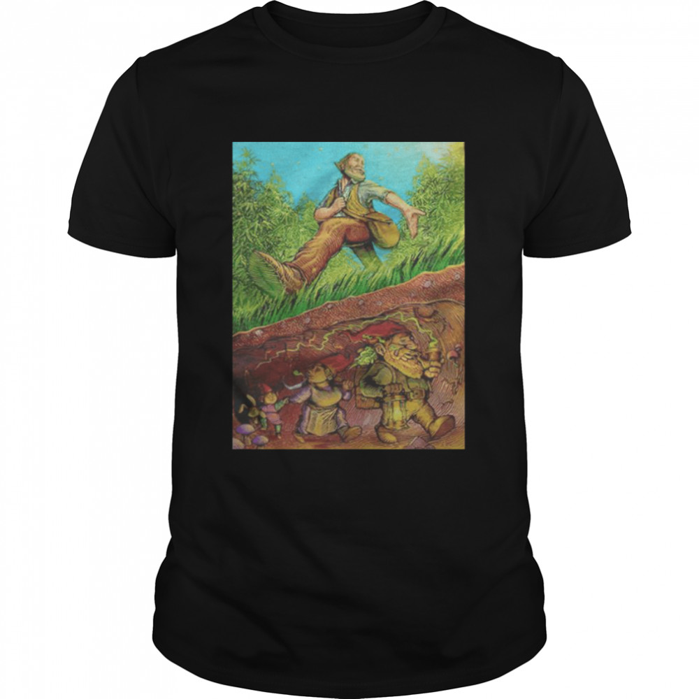 Johnny Weedseed Gnome art shirt