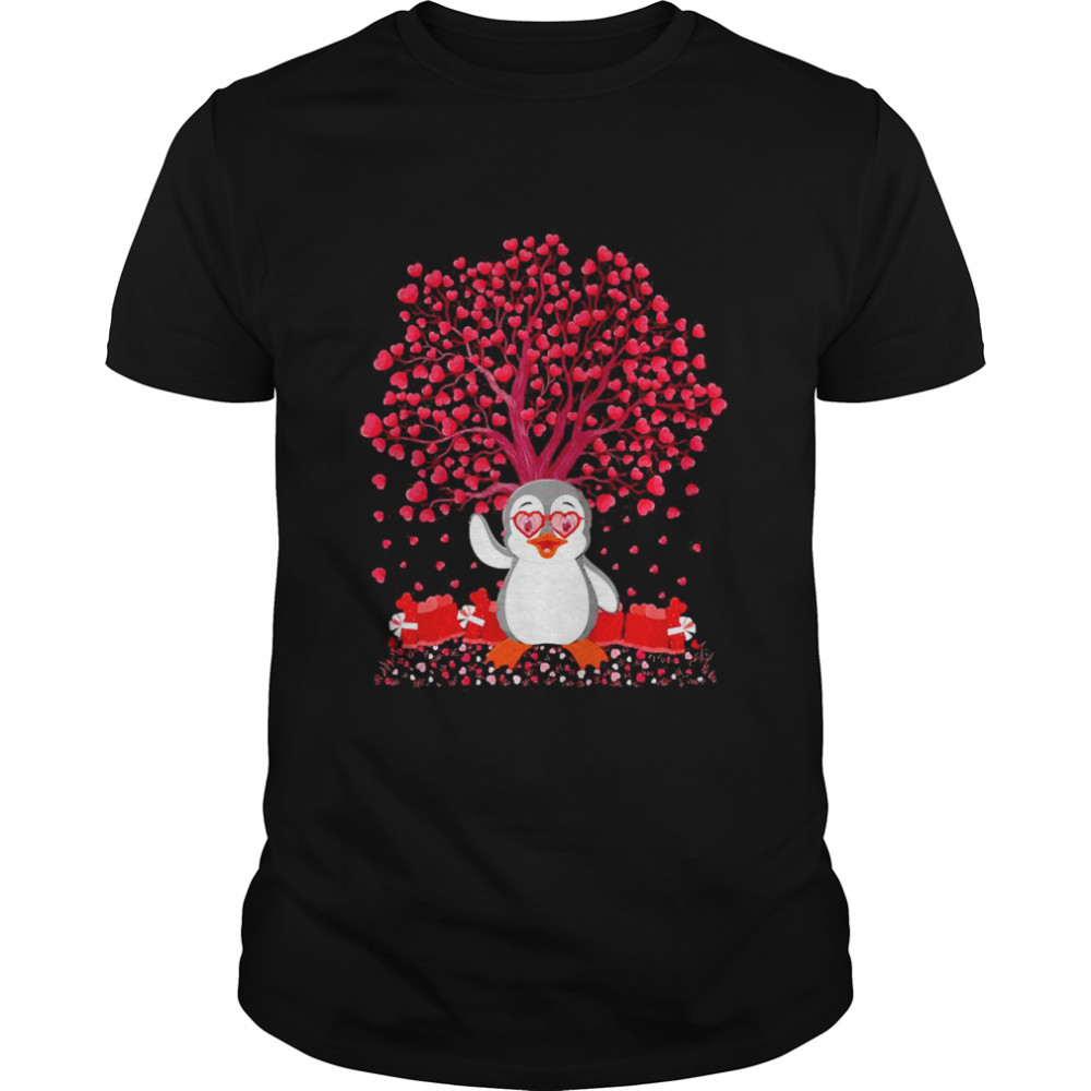 Penguin Bird Penguin Valentine’s Day Shirt