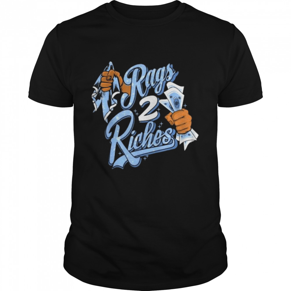 University blue 4s sneaker match rags 2 riches to match shirt