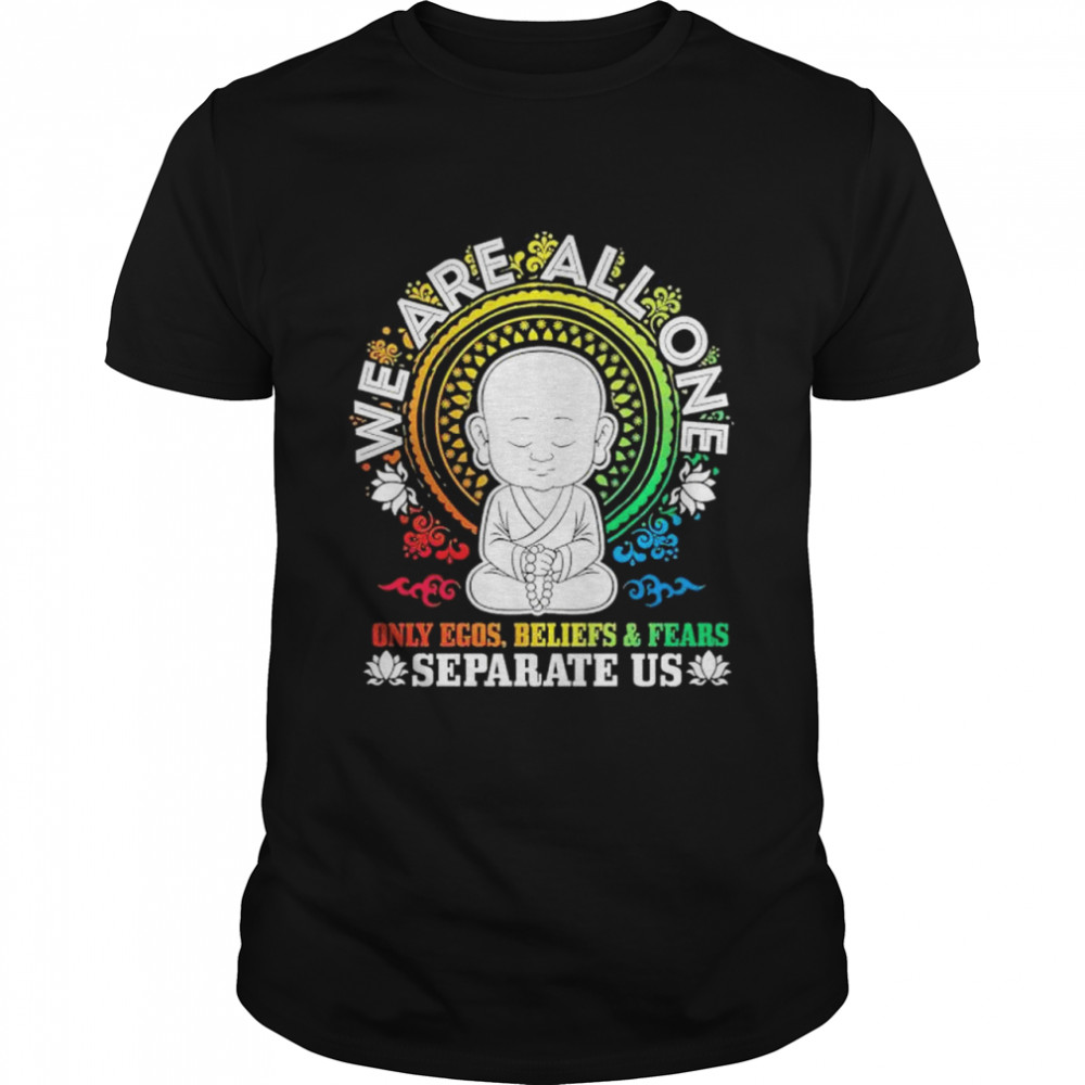 We are all one only egos beliefs and fears separate us shirt