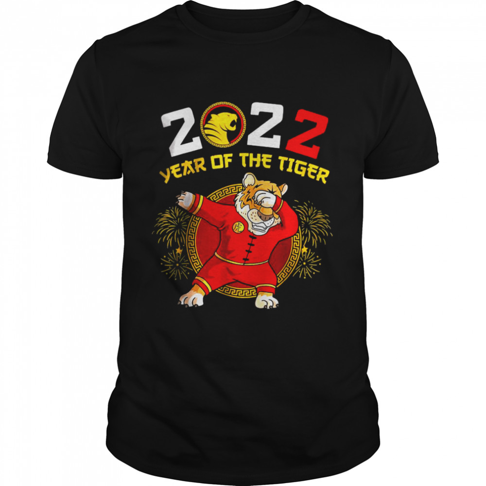 Happy Chinese New Year 2022 Year Of The Tiger Dabbing shirt