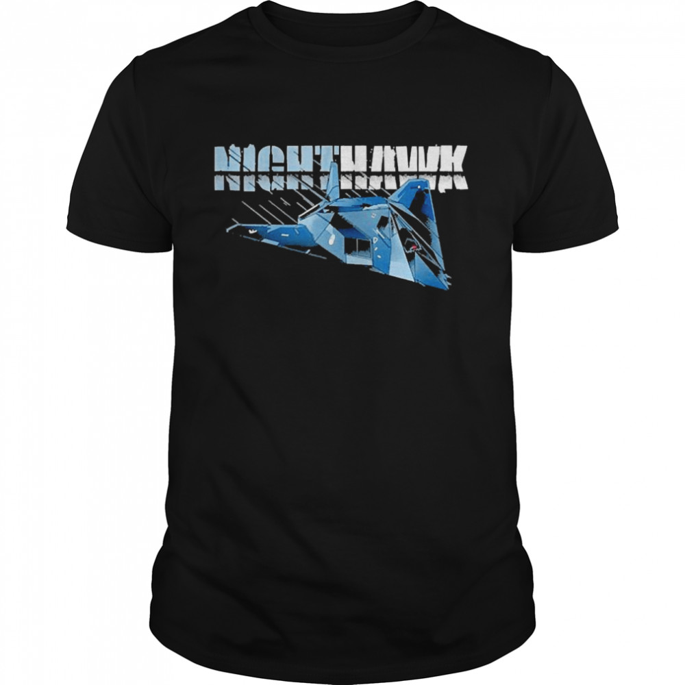 Nighthawk Military Airplane Stealth Fighter Shirt