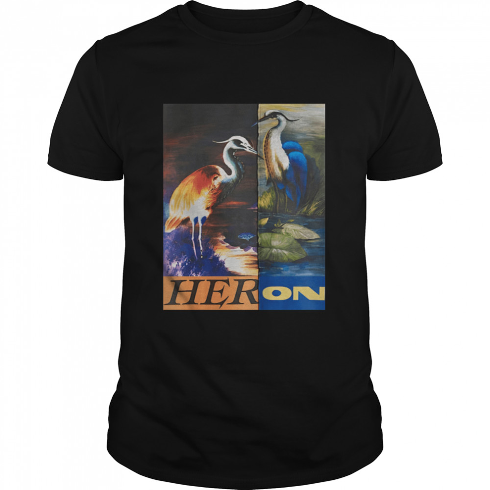 Peacock Heron Preston Split Shirt