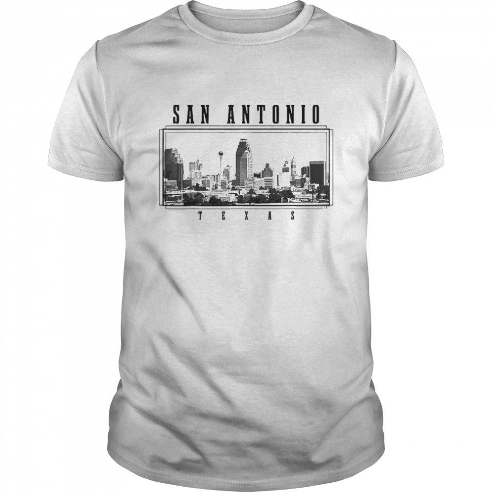 San Antonio Texas Vintage Skyline Pride Vintage San Antonio Shirt