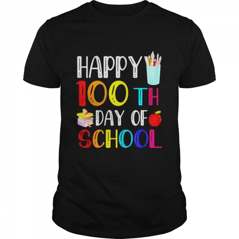 100 Days Of School Teacher And Student shirt