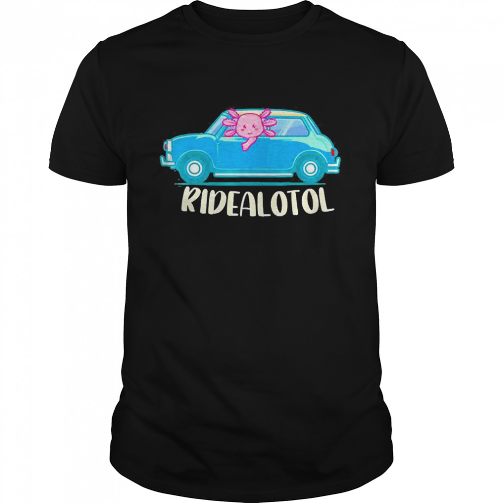 Anime Kawaii Car Graphic Axolotl Shirt