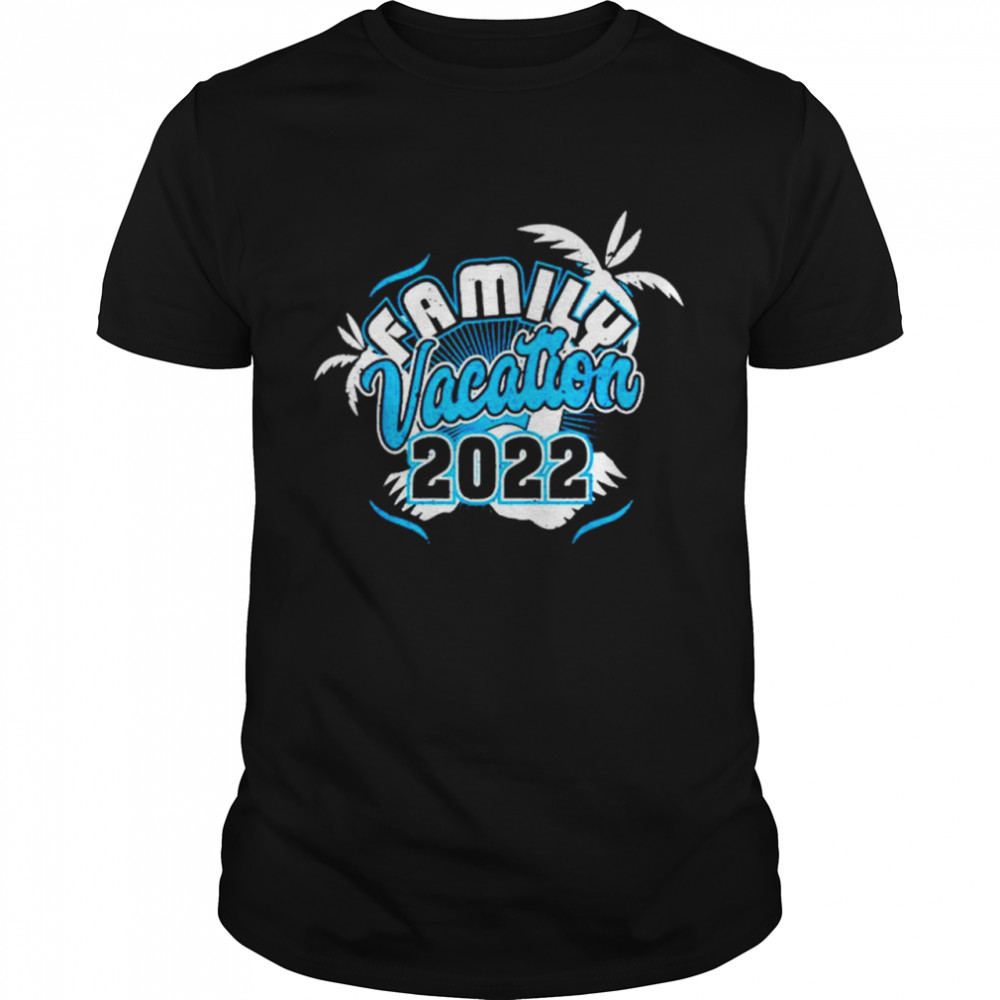 Family Vacation 2022 Beach Tropical Matching Group Shirt