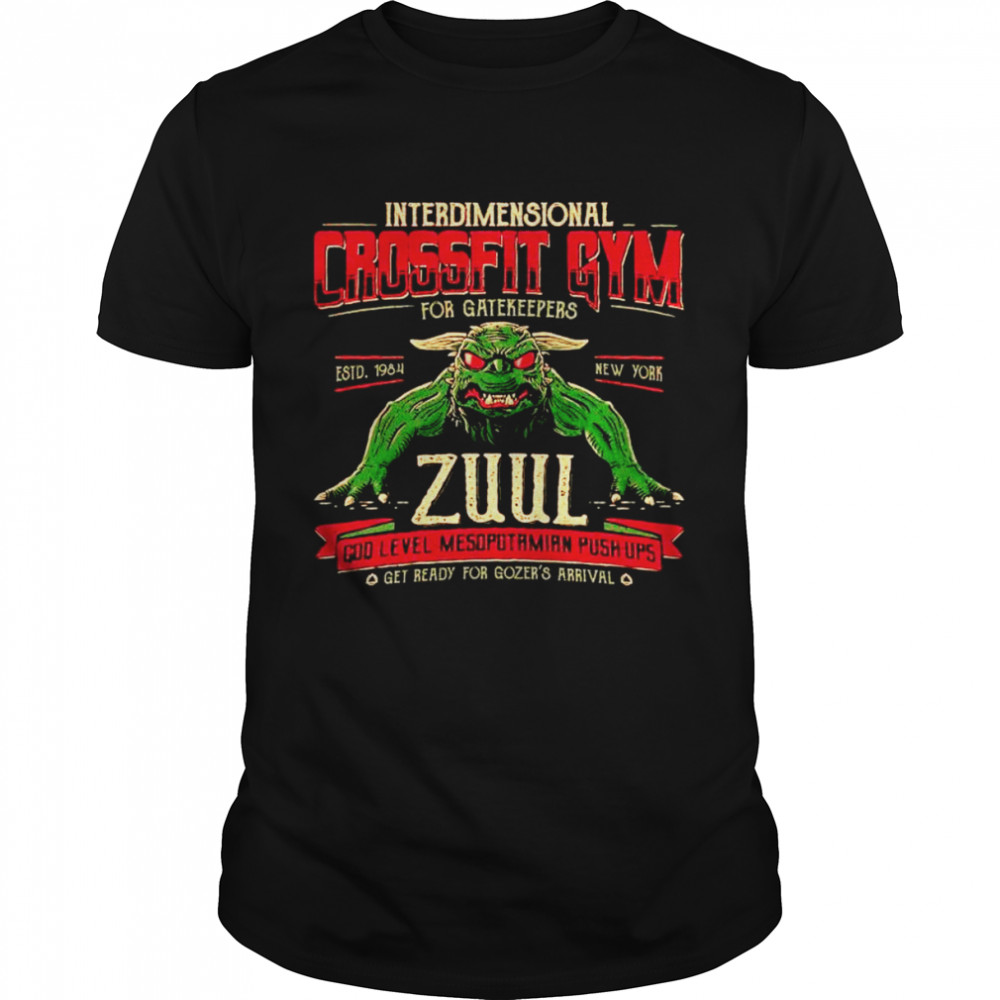 ghostbusters interdimensional crossfit gym for gatekeepers shirt