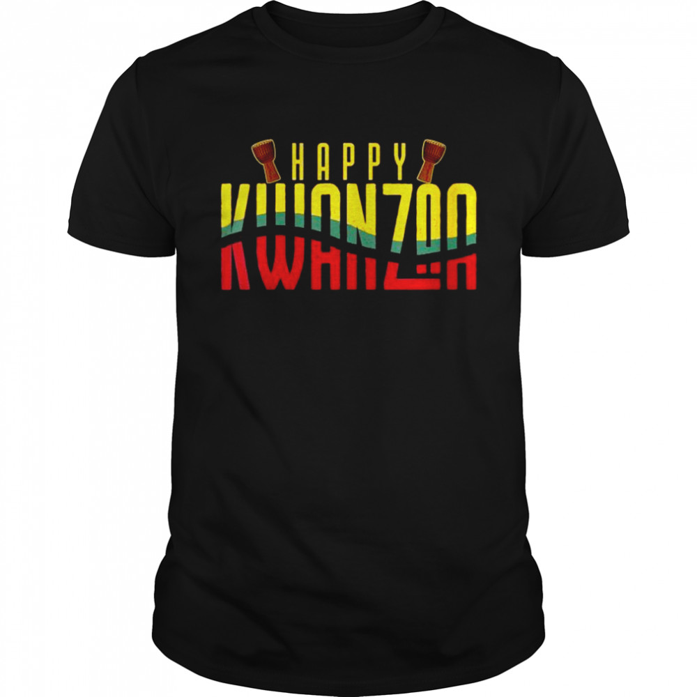 Happy Kwanzaa Shirt Celebration African Drums Shirt