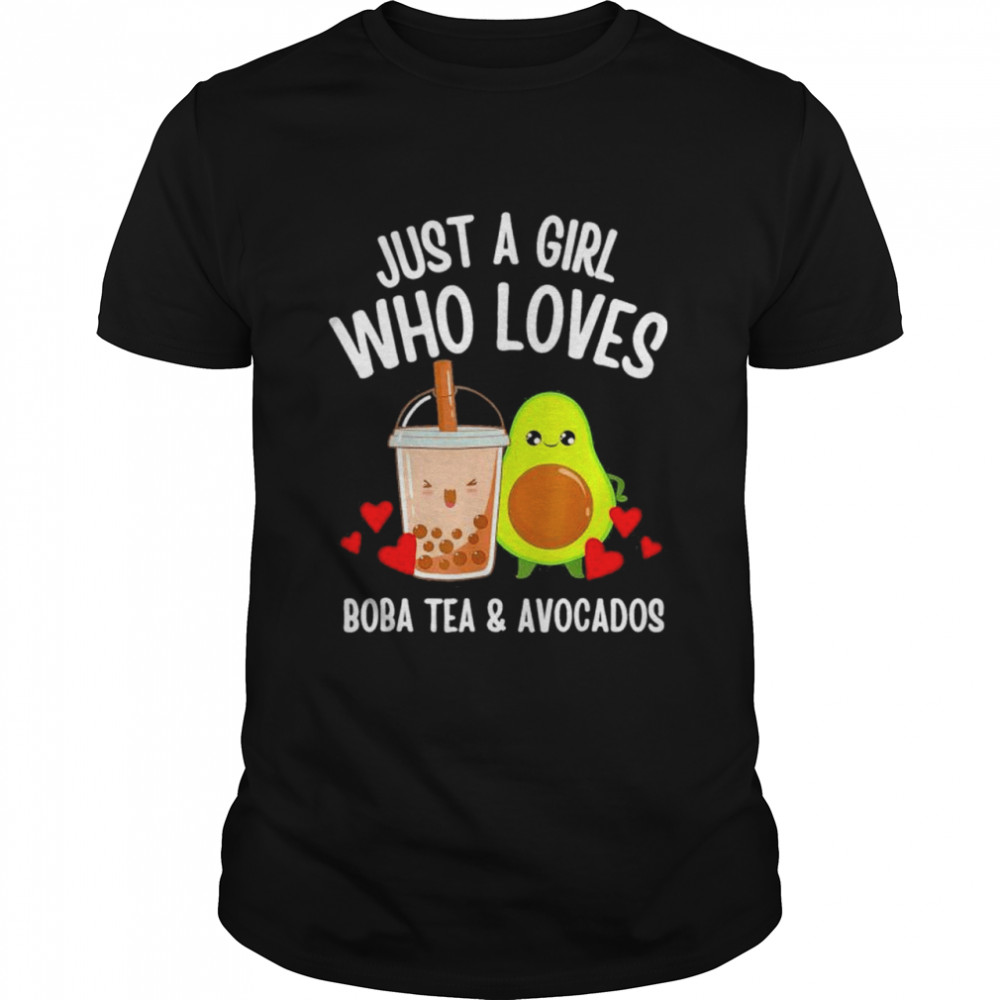 Just A Girl Who Loves Boba Tea Cute Kawaii Bubble shirt