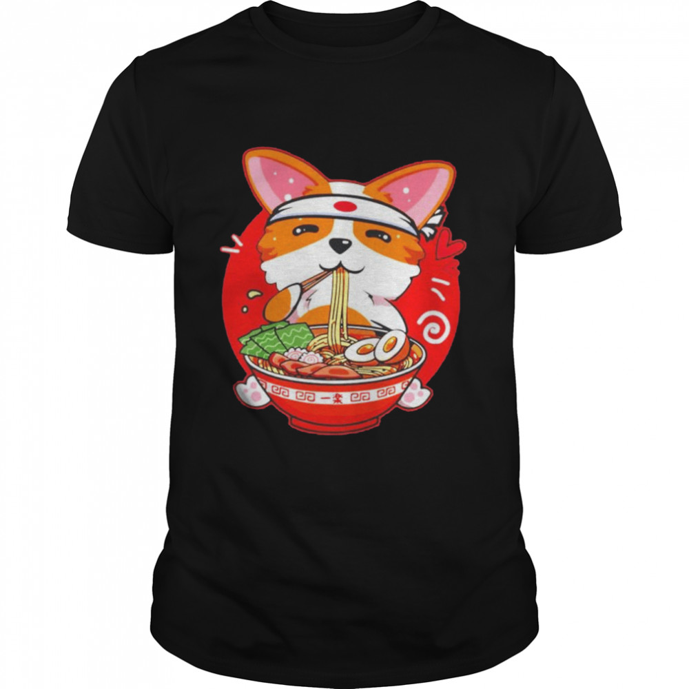 Kawaii Corgi Ramen t-shirt