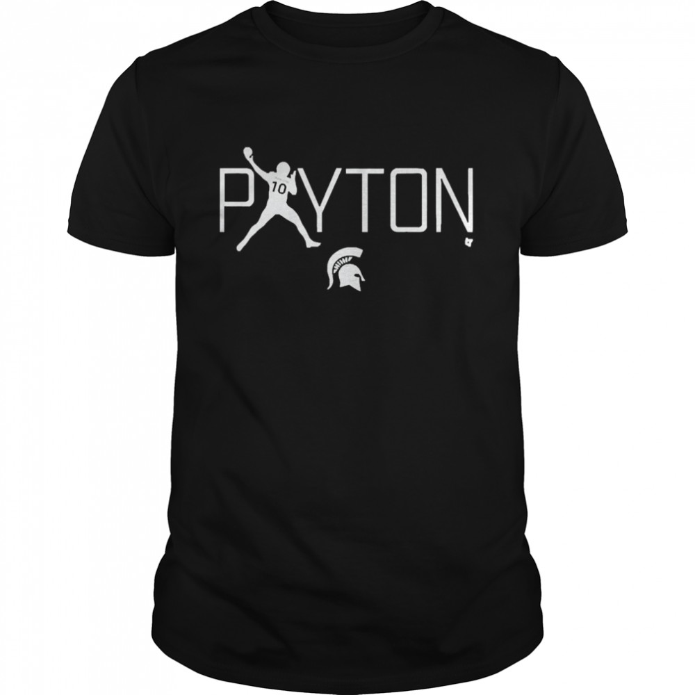 Michigan State payton Thorne Silhouette shirt