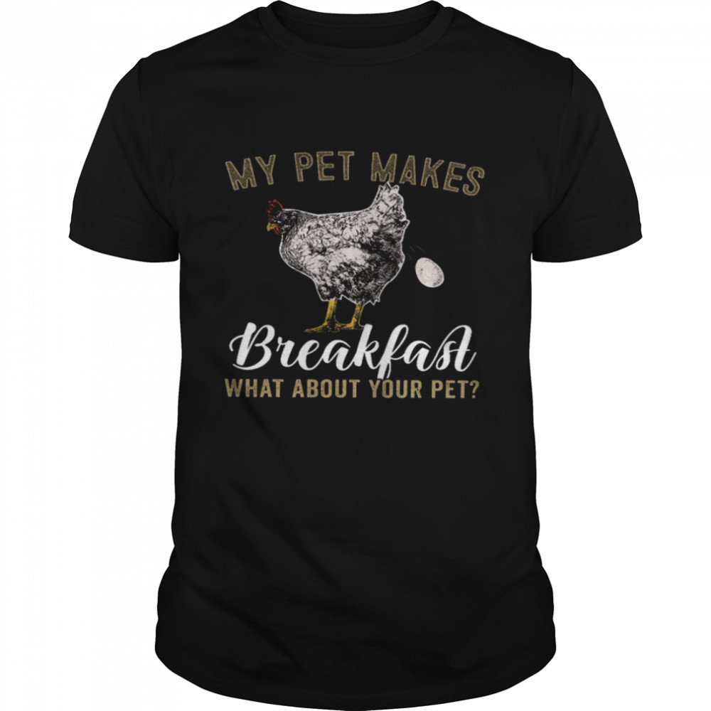 My Pet Makes Breakfast What About Your Pet Shirt