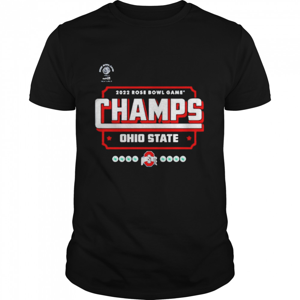 Ohio State Buckeyes 2022 rose bowl game champs shirt